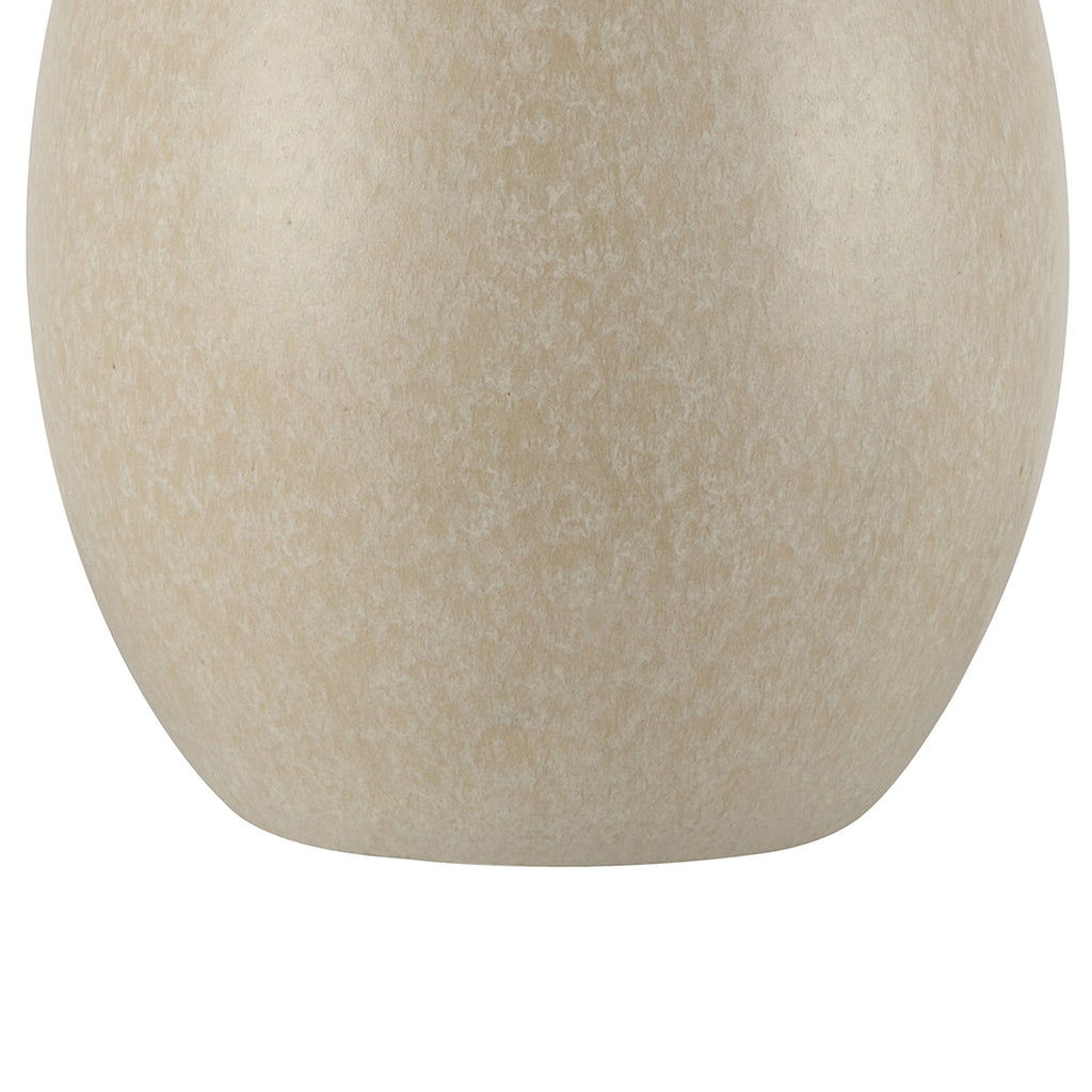 Better Homes & Gardens 18" Cream Reactive Ceramic Table Lamp with Natural Rattan Shade