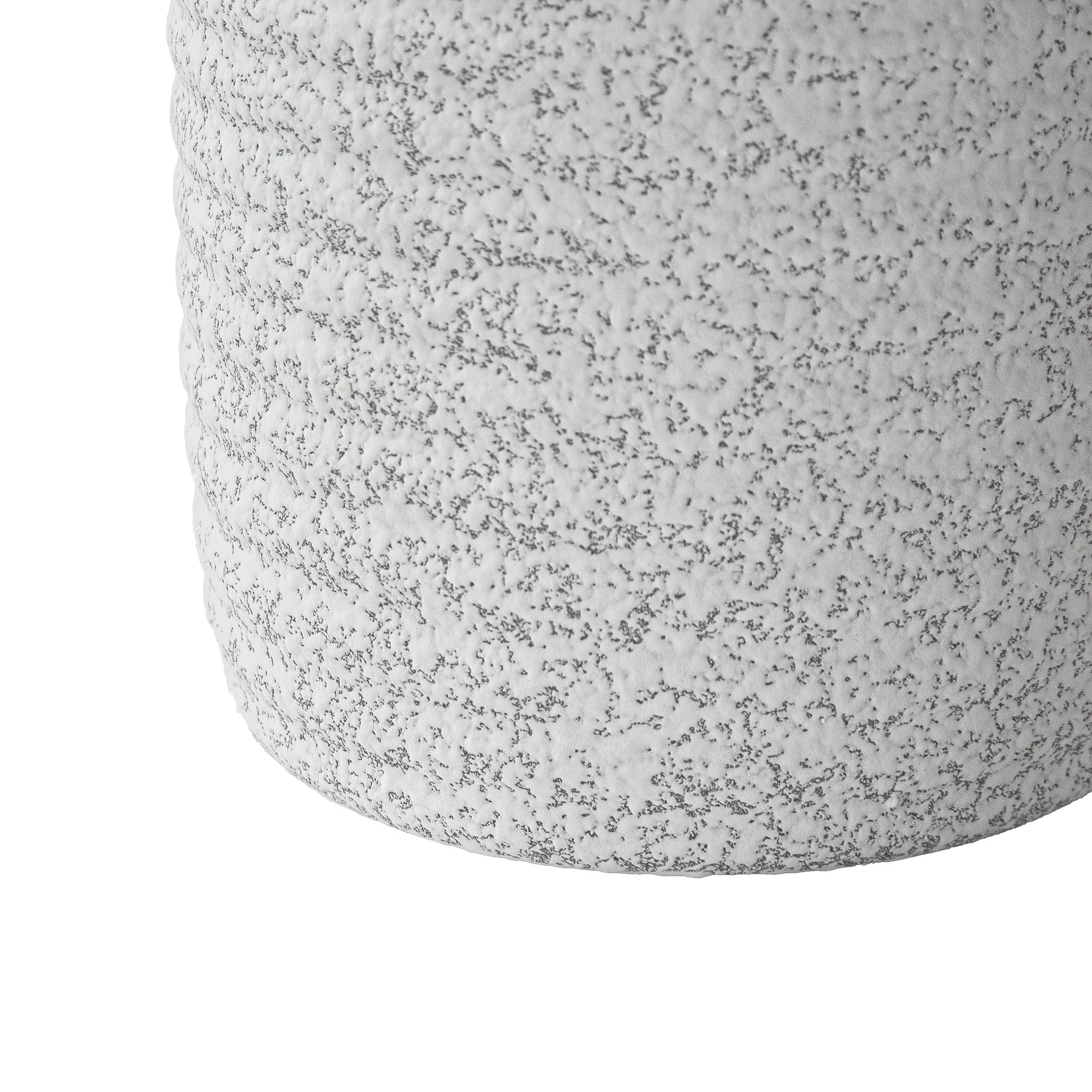 Yokila 25" White Ceramic Table Lamps Set of 2 for Living Room Bedroom Modern Bedside Nightstand Lamps